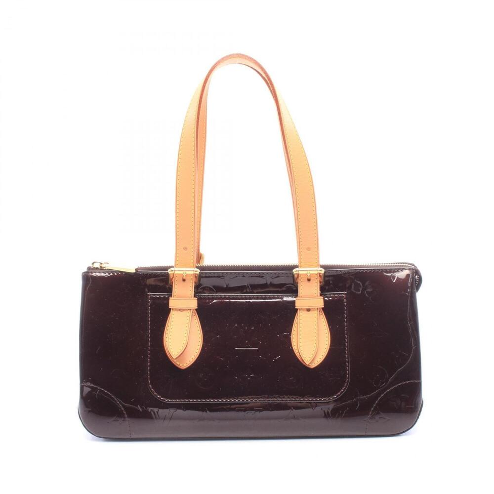 Louis Vuitton Rosewood Avenue Monogram Vernis Amarante Handbag, Leather, Wome...